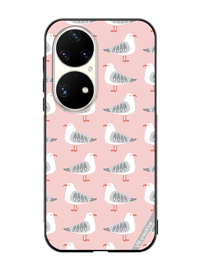 VR CREATIVE Protective Case Cover For Huawei P50 Pro Seagull Vector Design Multicolour - Image 1