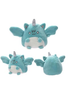 Y&D Reversible Plush 6 inches Plushies Unicorn Cute Mood Plushie Stuffed for Adult Kids Girl Boy Gift White Blue  - Image 3