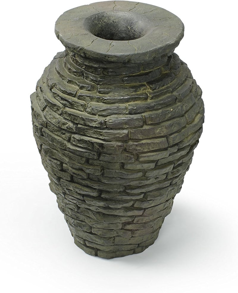 Aquascape Aquascape 58014 Landscape and Garden Mini Stacked Urn Water Fountain Gray Slate  - Image 2