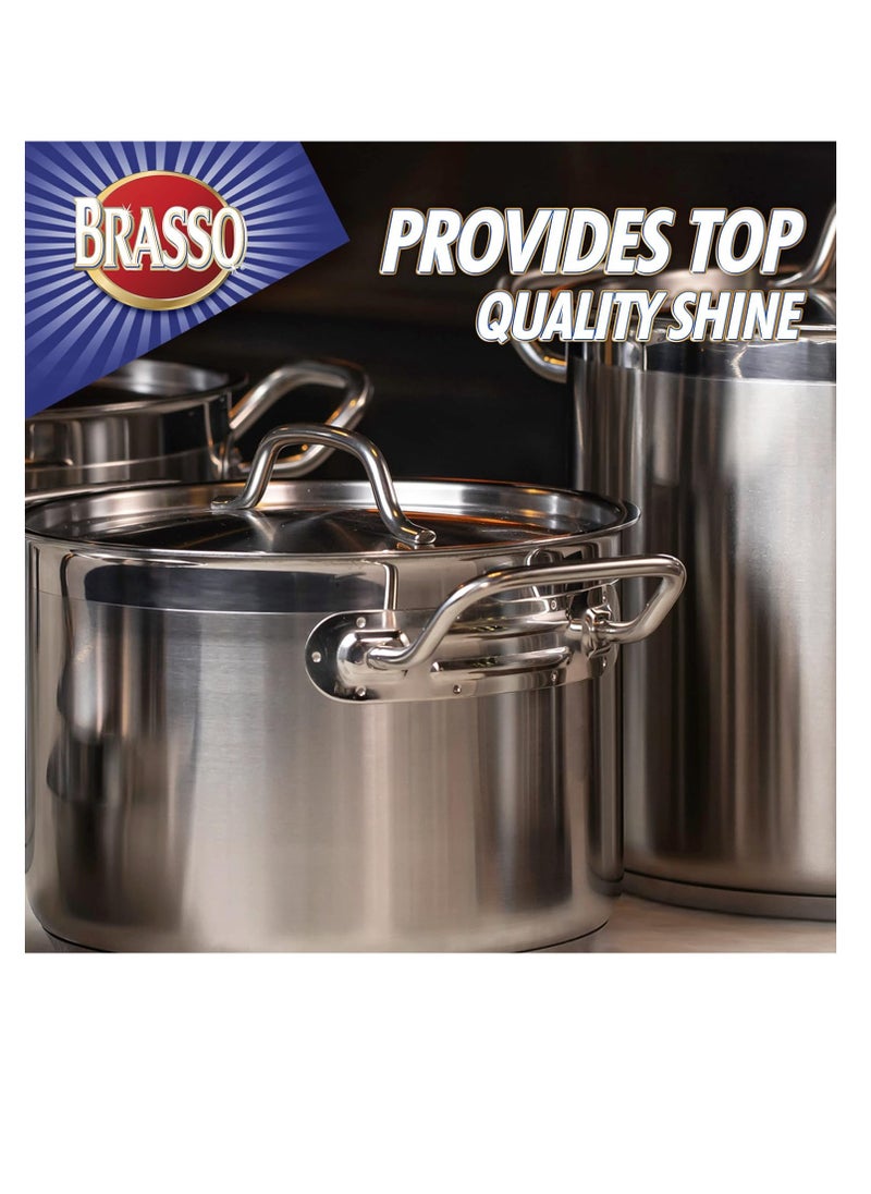 Brasso 2660089334 ملمع معادن متعدد الأغراض، 8 أونصة  - Image 3