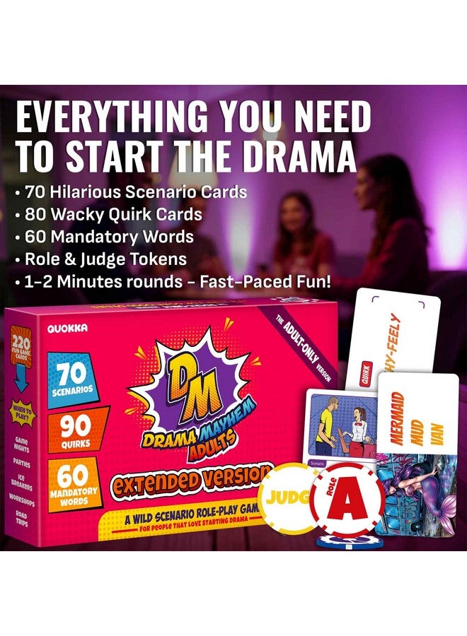 QUOKKA Card Game 70-90-60 Drama Mayhem Adults Extended - Image 3