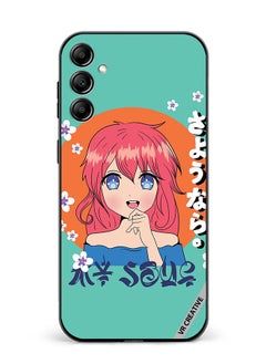 Protective Case Cover For Samsung Galaxy A54 Japanese Gril Text Means Good Bye Design Multicolour