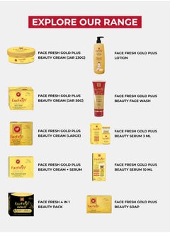 Face Fresh Gold Plus Beauty Cream - Removes Acne, Dark Spots, Fine Lines & Wrinkles - For All Skin Types 30g  - Image 4