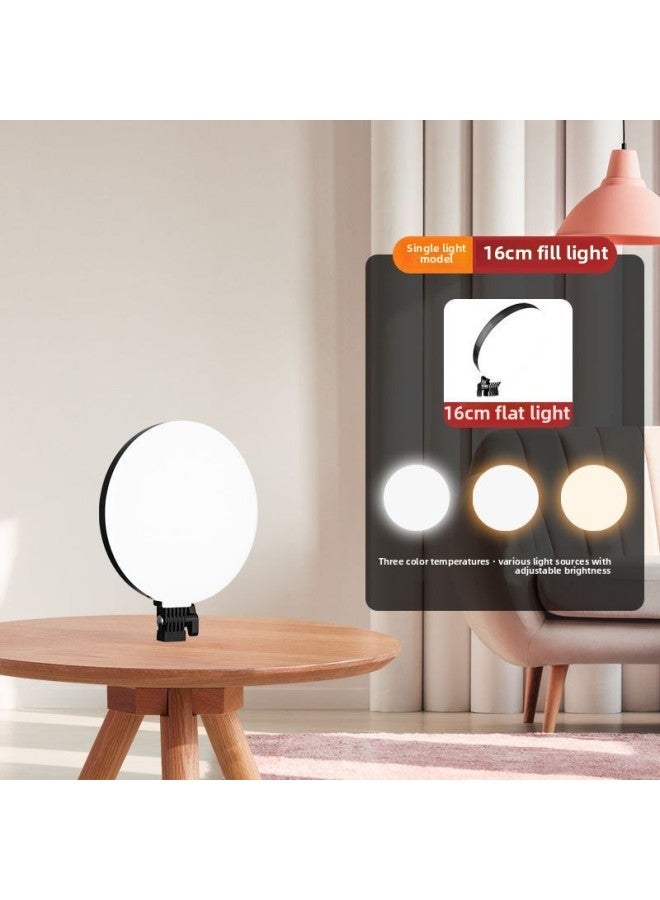 45CM Full Screen Supplementary Light Ring Full Screen Borderless Desktop Shooting Mobile Phone Selfie Live Supplementary Light Suit-Specification:6inch Full Screen Single Light  - Image 1