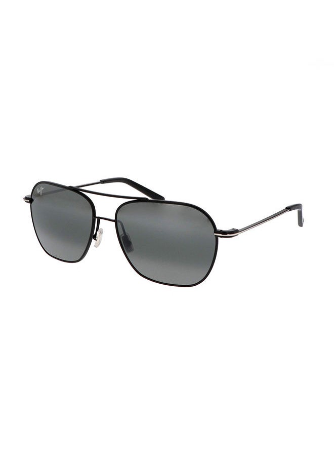 MAUI JIM Unisex Mano Sunglasses - Shape MJ877-02 STG-BG 57 - Lens Size: 57 Mm  - Image 1