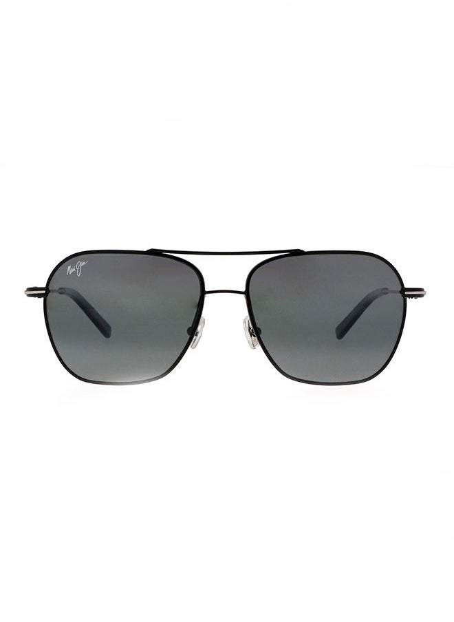 MAUI JIM Unisex Mano Sunglasses - Shape MJ877-02 STG-BG 57 - Lens Size: 57 Mm  - Image 2