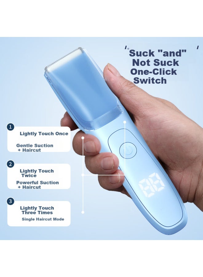 Konka Automatic Hair Removal Baby Hair Clipper, Children's Hair Clipper, Baby Hair Trimmer, Newborn Hair Cutting Electric Shaver, Hair Trimmer, Head Shaving Knife, Haircutting Tool, Fully Washable - Image 5