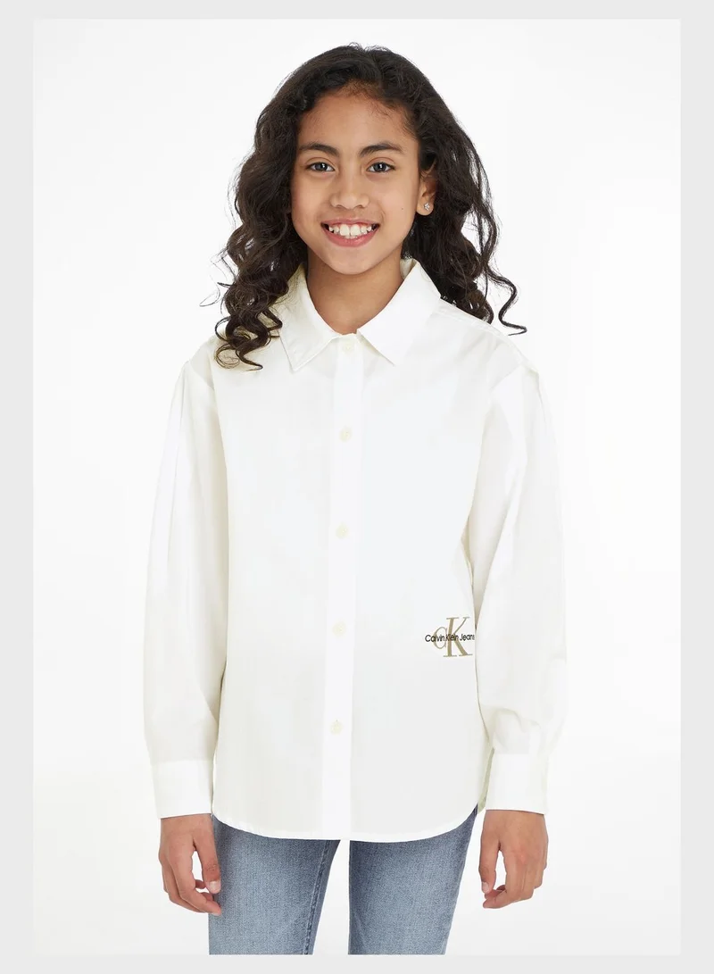 Calvin Klein Jeans Kids Logo Oversized Shirt