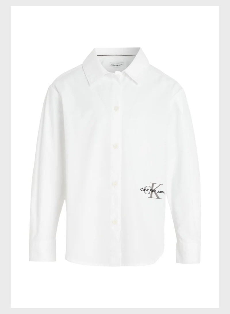 Calvin Klein Jeans Kids Logo Oversized Shirt
