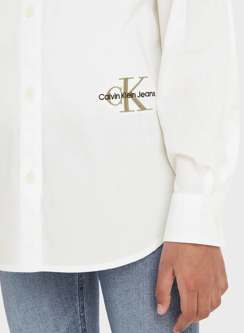 Calvin Klein Jeans Kids Logo Oversized Shirt