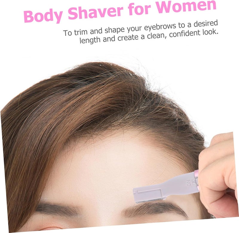 Simplified versatile design Eyebrow Trimmer Facial Hair Shaver for Women Gentle and Precise Trimming of Eyebrows Chin and Upper Lip for Home and Travel Neat shape - Image 3
