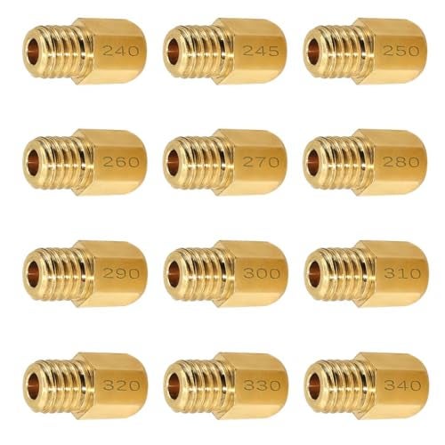 Strongthium Main Jet Kit for Mikuni VM TM Carburetors Large Hex VM4042 240 340 - Image 1