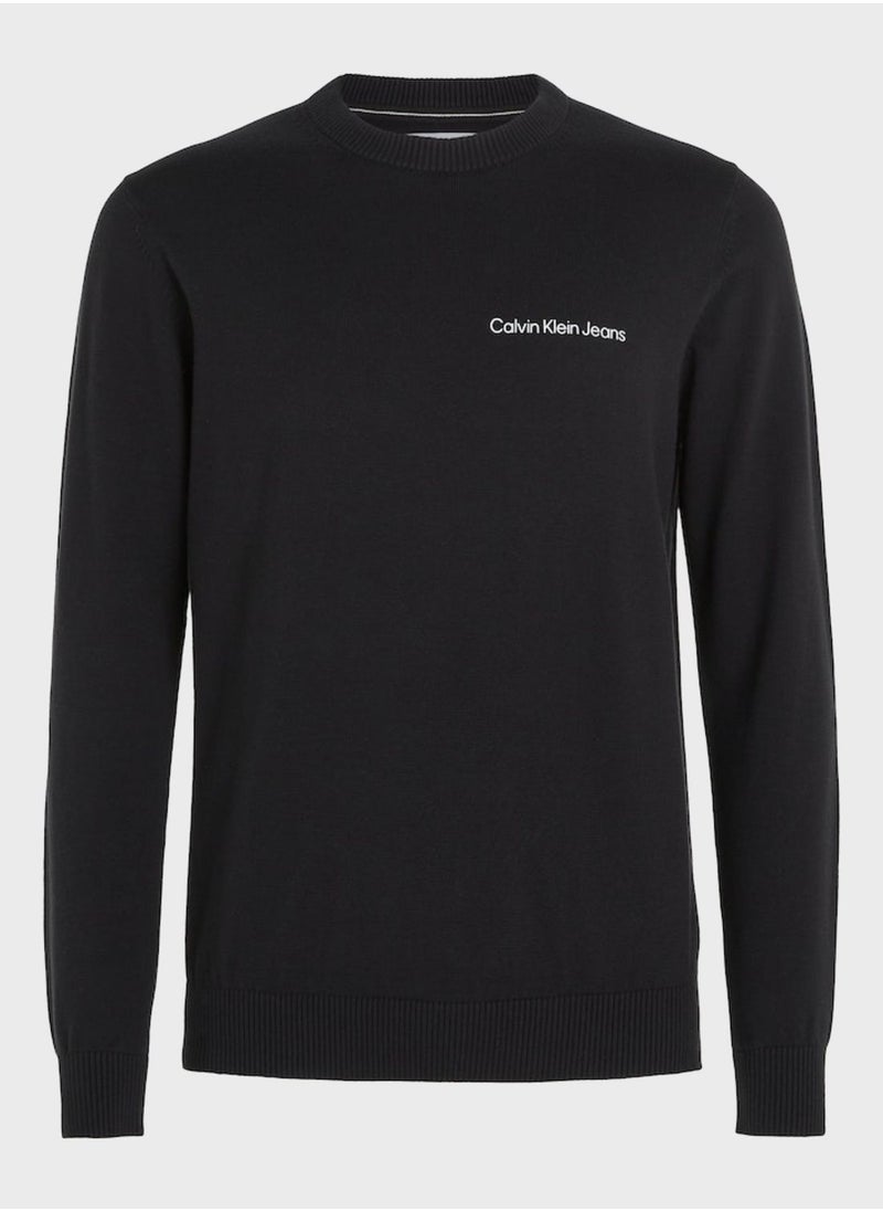Calvin Klein Jeans - Logo Crew Neck Sweater - Image 1
