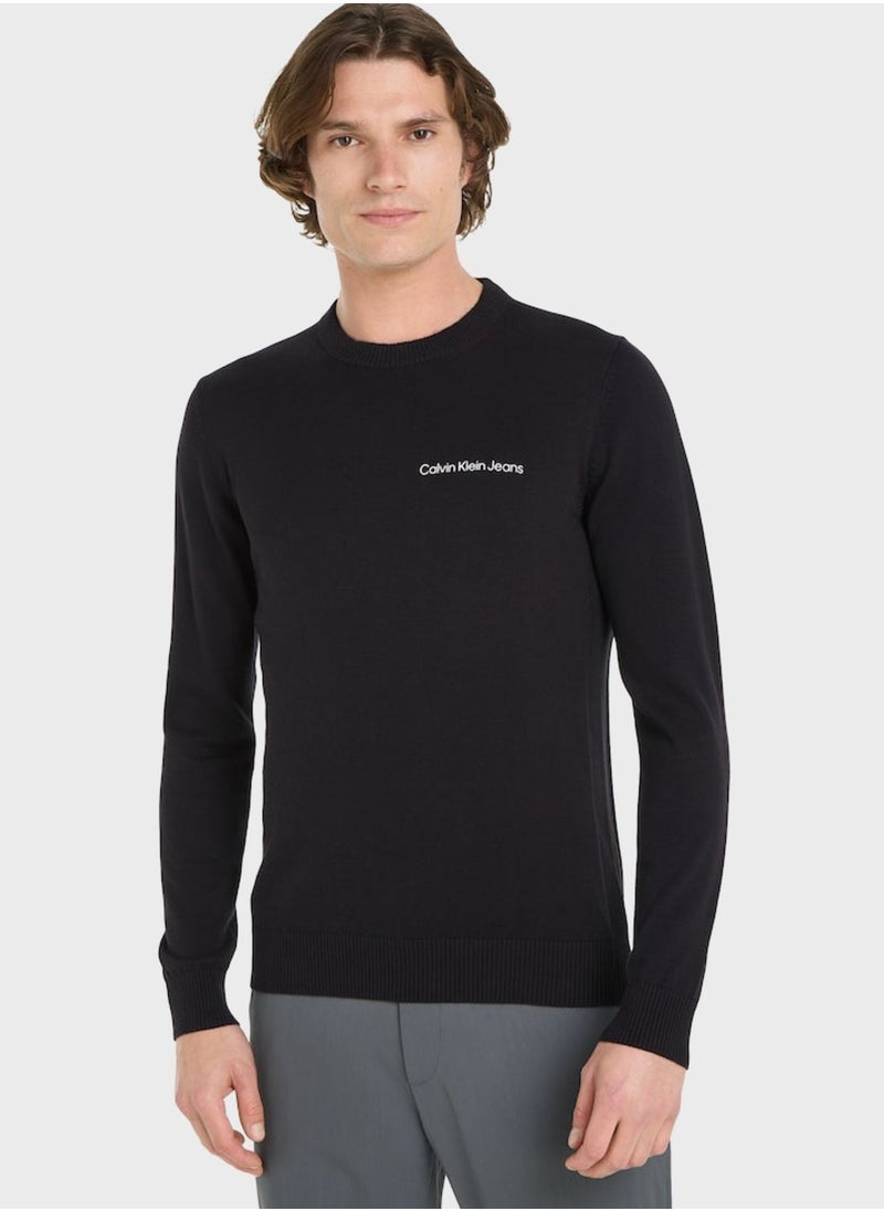 Calvin Klein Jeans - Logo Crew Neck Sweater - Image 1