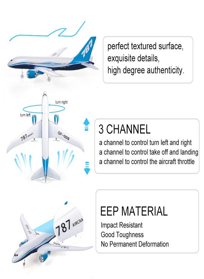 GoolRC QF008 787 Airplane Miniature Model Plane 3CH 2.4G Remote Control EPP Aircraft RTF RC Toy - Image 4