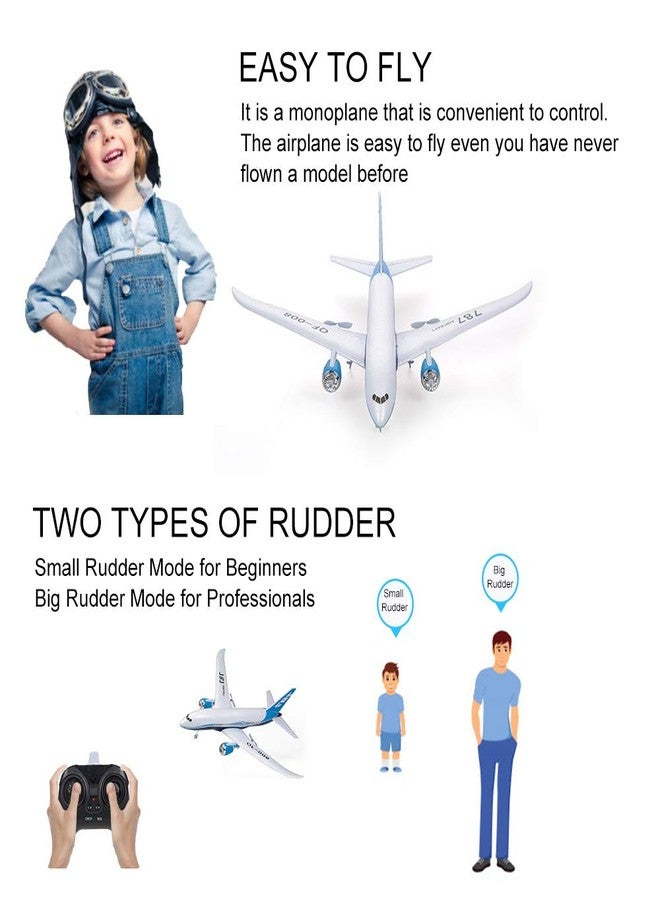 GoolRC QF008 787 Airplane Miniature Model Plane 3CH 2.4G Remote Control EPP Aircraft RTF RC Toy - Image 5