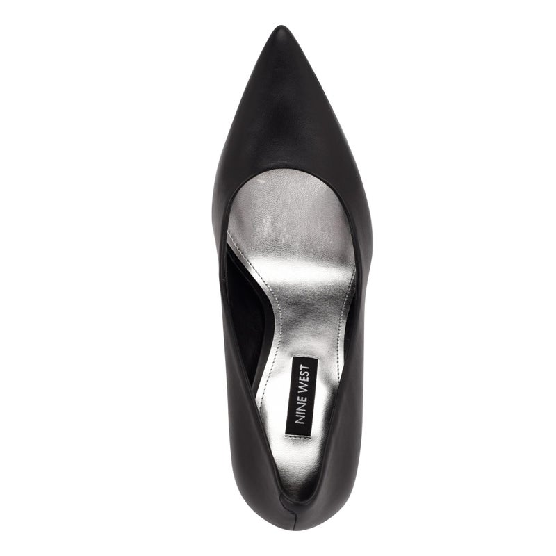 Nine West Women's Fresh Pump, Black Leather, 6.5 - Image 4