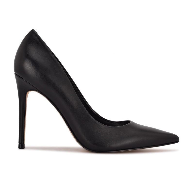 Nine West Women's Fresh Pump, Black Leather, 6.5 - Image 1