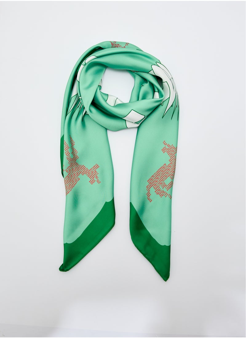 Eid Al Etihad Eid Al Etihad Scarf Green  - Image 1