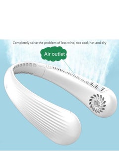 Cool Baby Neck Fan USB Small Fan Folding Bladeless Neck Fan Black  - Image 3