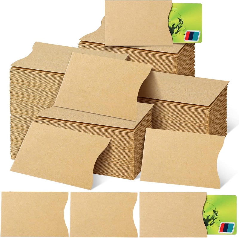 Glenmal حامل بطاقات هدايا جلنمال 1200 قطعة 35 × 24 فارغ لحامل بطاقات هوية مفاتيح الفندق مغلفات كرافت غلاف عمل واقي للمفاتيح - Image 1