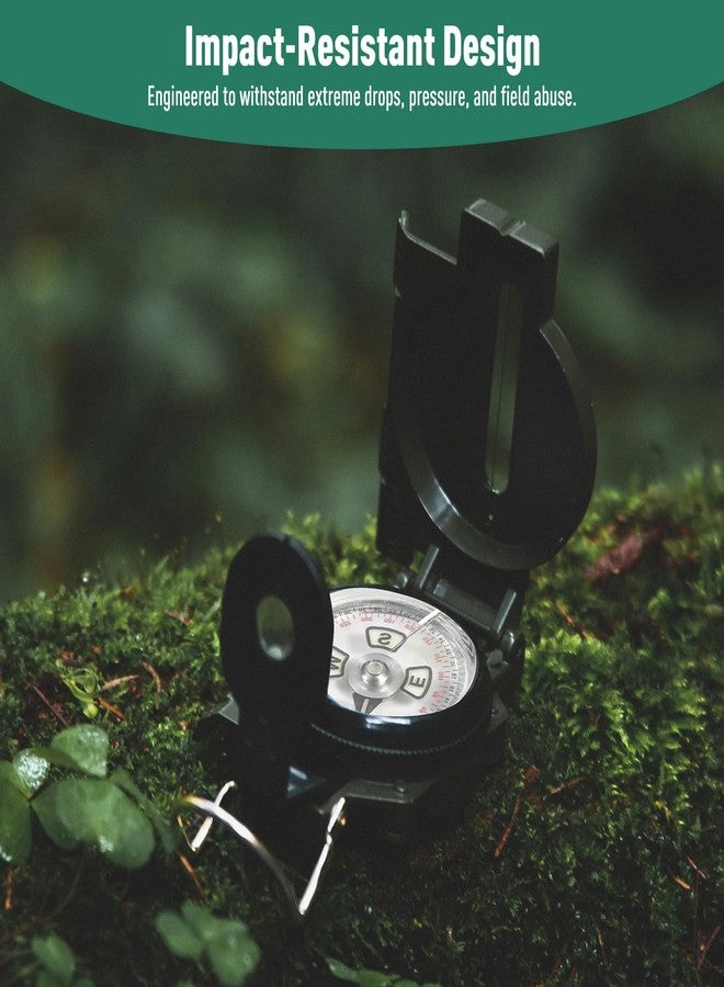 Eyeskey Precision Sighting Navigation Compass | Adjustable Magnifier & Lockable Dial | Impact Resistant & Waterproof for Hiking, Camping - Image 5