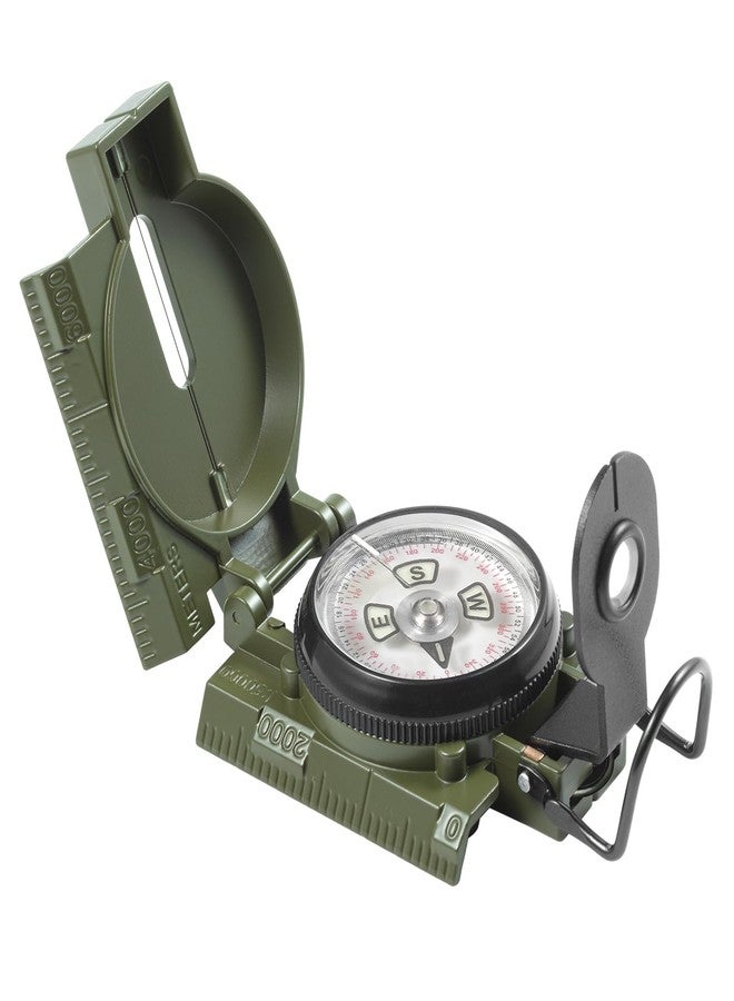 Eyeskey Precision Sighting Navigation Compass | Adjustable Magnifier & Lockable Dial | Impact Resistant & Waterproof for Hiking, Camping - Image 1