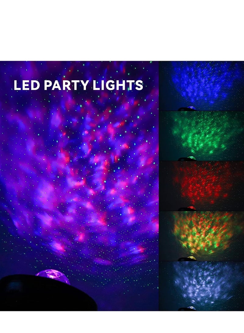 LED Star Light Projector, Baytion Starry Night Lights & Rotating Ocean Wave Music Projection Lamp with Remote Control Bluetooth Speaker for Kids Room Bedroom, Living Room Decoration - Image 3
