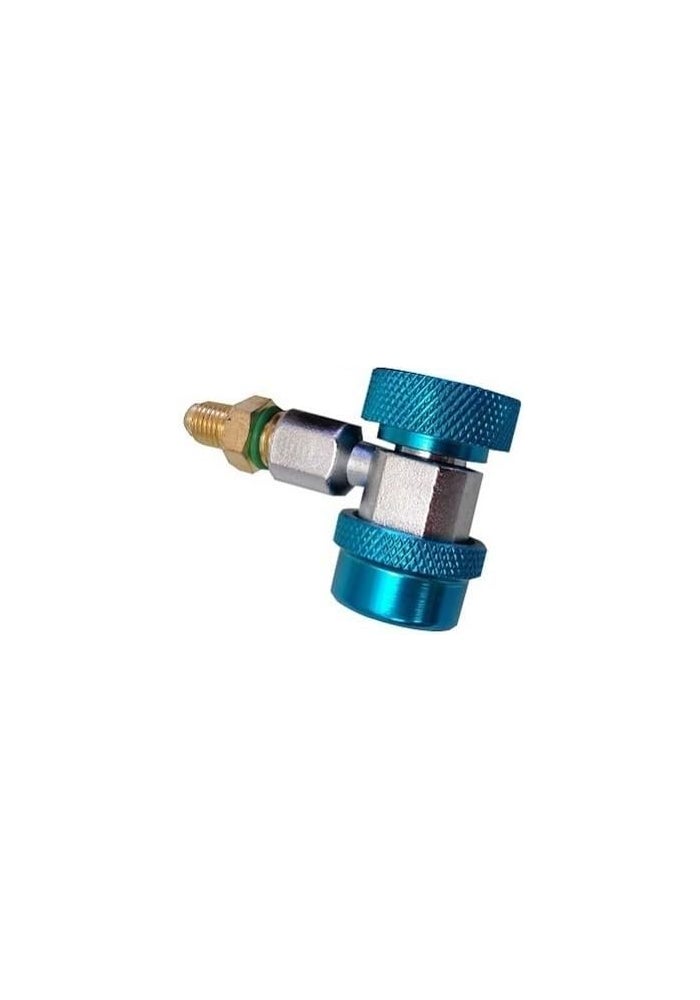 eoocvt R134a Quick Coupler Adapters 90 Deg High LOW A/c Air Conditioning Manifold Freon - Image 3