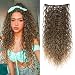 FLUFYMOOZ 9PCS Clip in Hair Extensions 22 Inch Curly Hair Extension Long Soft Synthetic Hairpieces for Women (Dark Blonde) - Image 2