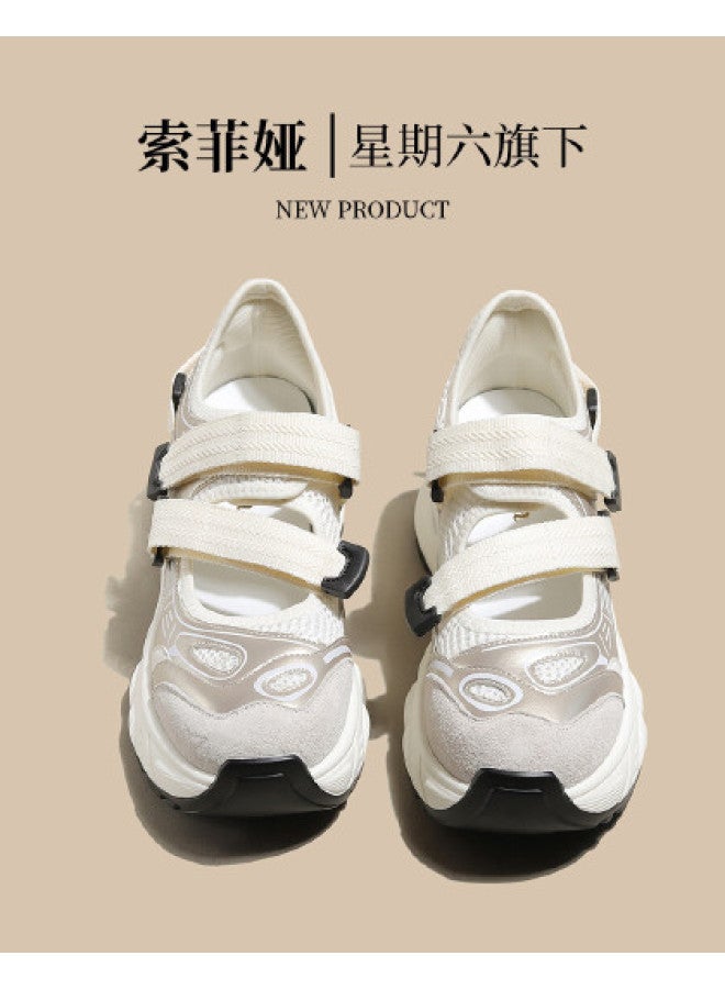 SAFIYA Mesh Upper】new 2025 Women's Spring/autumn Breathable Platform Casual Sneakers From Saturday's Collection - Image 1
