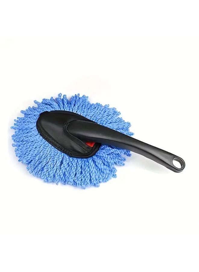 Blue Car Duster Flexible Washable Dusting Tool For Cars Computer Cleaning High Quality Fibers Reusable Duster Compact Design Easy To Use And Clean - Image 5