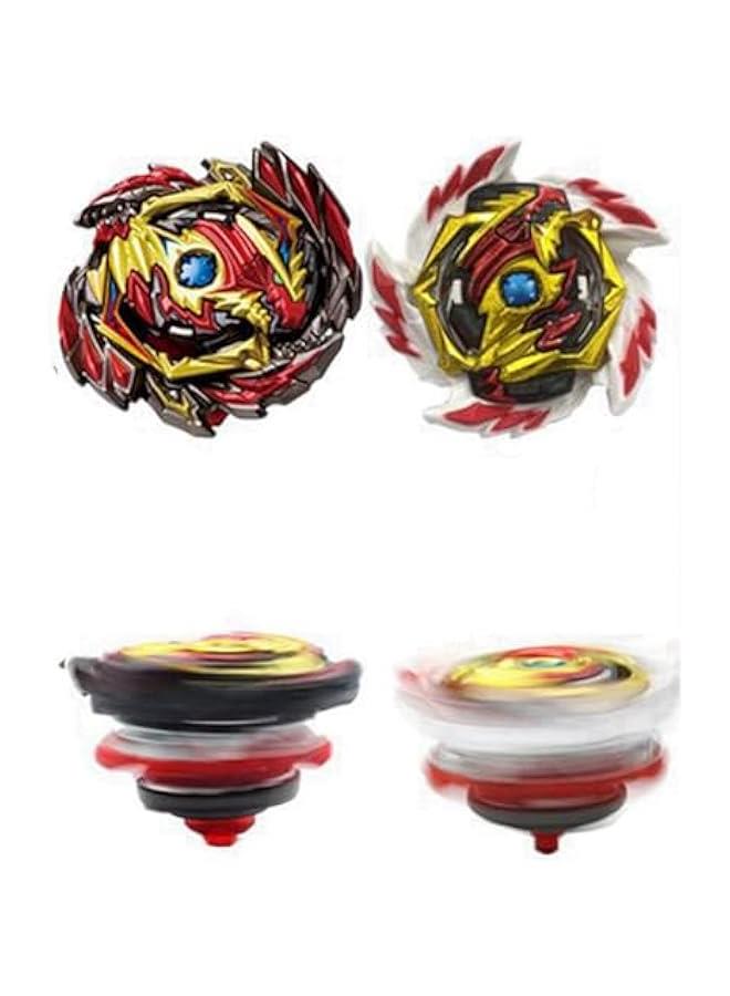 Venom Diabolos Battling Top Burst Toy Sparking Launcher Set, Bey Battle Blade Blades Gyro Two Way Launchers Right Left Spin Bayblayed Game Toys for Kids Boys 6-8-12 - Image 4