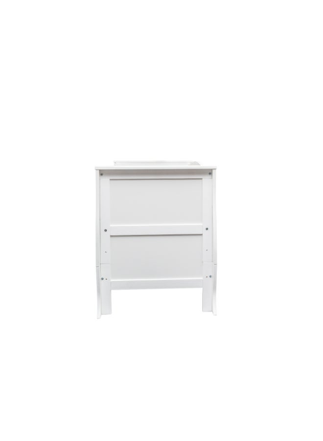 Kinder Valley 3-In-1 Hannah Sleigh Cot Bed - White - Image 3