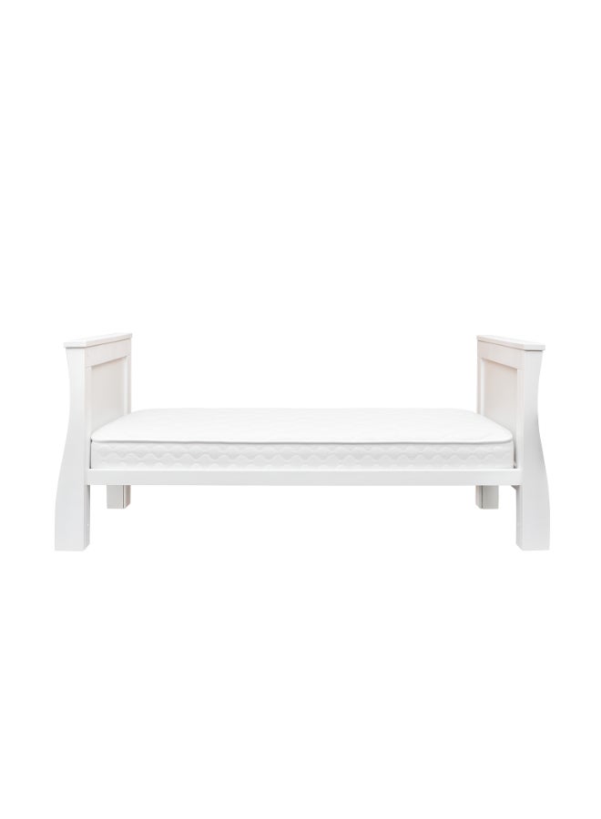 Kinder Valley 3-In-1 Hannah Sleigh Cot Bed - White - Image 5