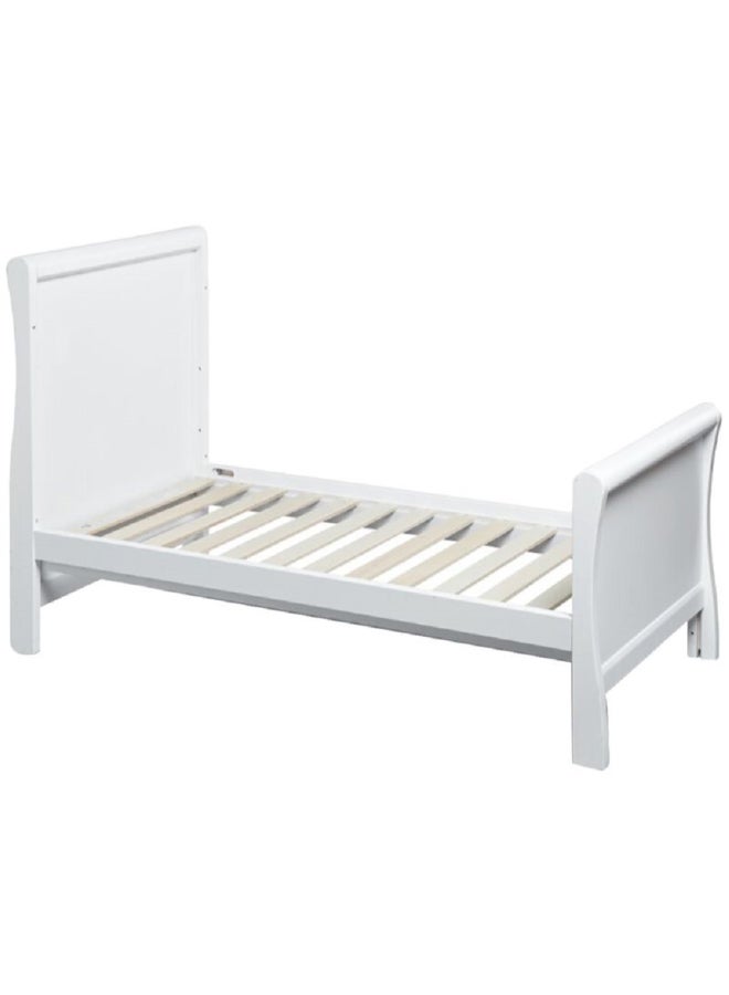 Kinder Valley 3-In-1 Hannah Sleigh Cot Bed - White - Image 1