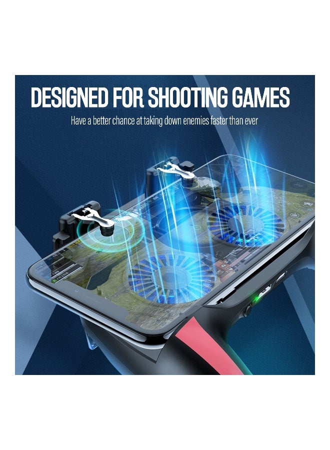 Mobile Game Controller with 5000mAh Power Bank  Cooling Fan, Phone Game Controller with L1R1 Triggers Joystick for PUBG/Call of Duty/Fortnite, Phone Gaming Grip Gamepad for 4.7-7 Android iOS Phone - Image 2