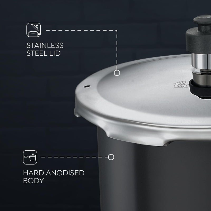 Judge by Prestige Vista 3 L Induction Bottom Outer lid Pressure Cooker (Hard Anodized) - Image 3