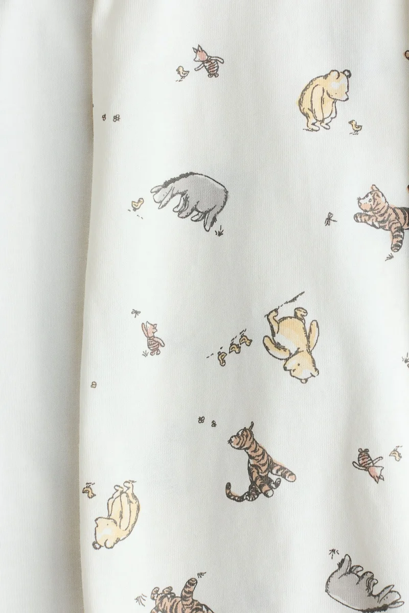 H&M 2-pack sleepsuits with full feet