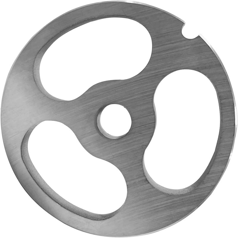 OUSTUE #12 Stainless Steel Meat Grinder Plate Discs Blades Compatible with FGA Food Chopper and Hobart, Cabelas, Weston, LEM, MTN Meat Grinders,Cutting Disks Heavy Duty (3 Big Hole Plate) - Image 1