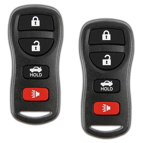 KeylessOption Keyless Entry Remote Control Car Key Fob for Nissan Infiniti KBRASTU15 (Pack of 2) - Image 1