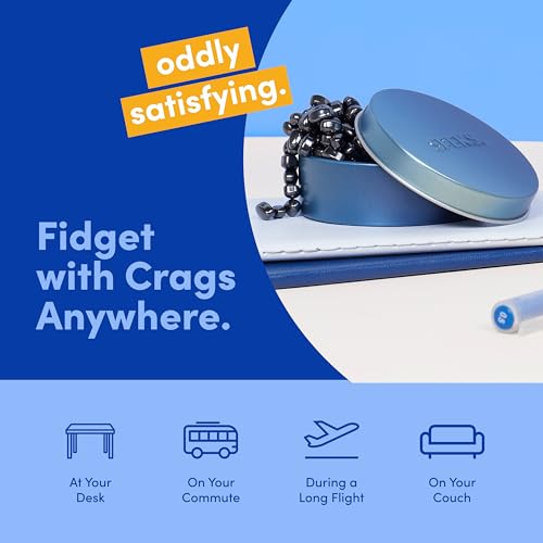 Speks Original Crags Ferrite Putty | 500+ Ferrite Stones in a Tin, Fidget Toy for Stress Relief, Sensory Desk Toy for Adults & Teens 14+ | Oil, Medium - Image 5
