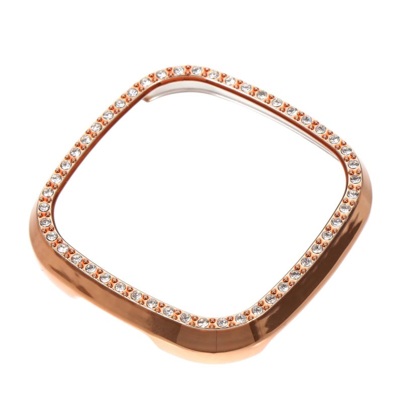 Rose Gold Electroplated Full Body Shell Case for Fitbit Watch Daily Use - Image 2