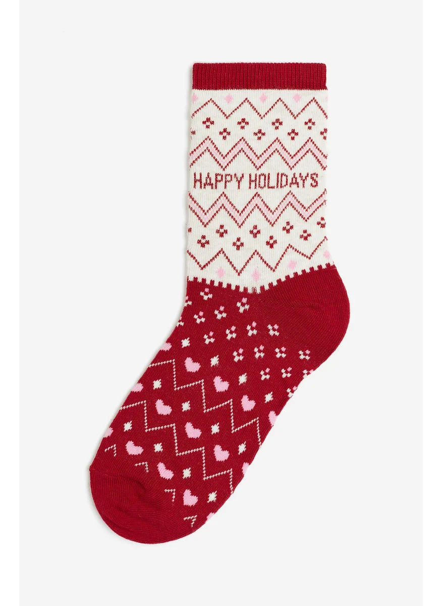 H&M Printed Crew Socks