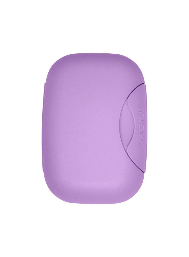 RADIUS Soap Travel Case, BPA-Free Recycled Plastic, Leakproof, Portable for Bathroom, Gym, Home, Camping - Lavender