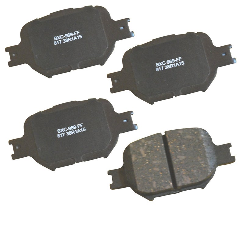 بنديكس وسادات فرامل أمامية سيراميكية Bendix Premium SBC817 لسيارات Scion tC (2010-2005) وToyota Celica (2005-2000) - Image 1