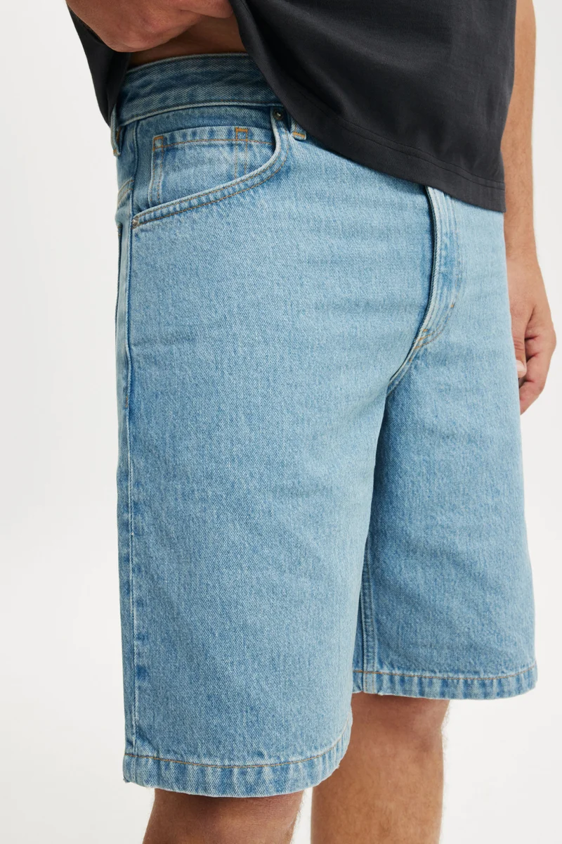 Cotton On  BAGGY DENIM SHORT for Men | Best Price UAE