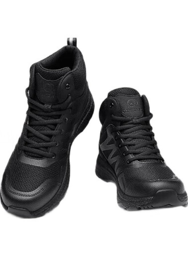 Strongman Men'S Boots 3515 Combat Boots Breathable Shock Absorption New Style Outdoor Anti-Puncture Mountaineering Training Boots Jds230G Black 42 - Image 3