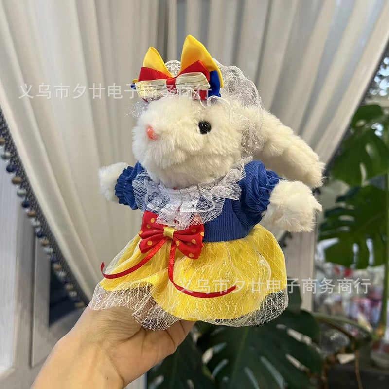 [Skirt Princess Series] Han ins Bonnie Rabbit Handmade Keychain Bag Pendant Doll Gift Blind Box Batch Snow white