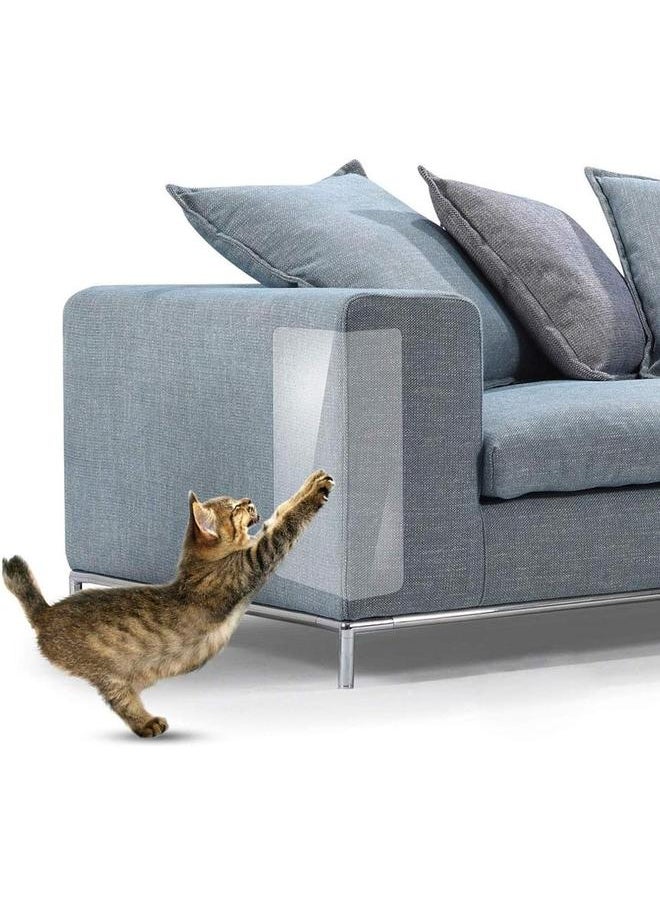 yongsheng Furniture Protectors from Cat Scratch - 2Pcs Pet Cat Scratch Guard Mat Furniture Sofa Couch Claw Protector Pads Couch Corner Cat（45*20CM）  - Image 1